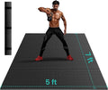 Stepwaver Extra Large Exercise Mat, Ultra Durable, High-Density Gym Mat by Stepwaver