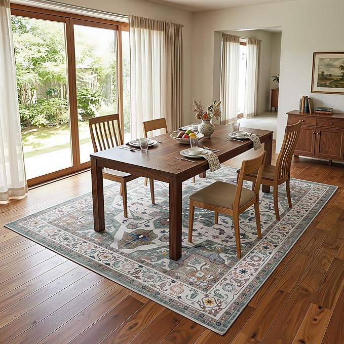 HOOBRO 5 x 7 Area Rugs Washable, Living Room Rugs, Non-Slip Rug Stain Resistant - Image 6
