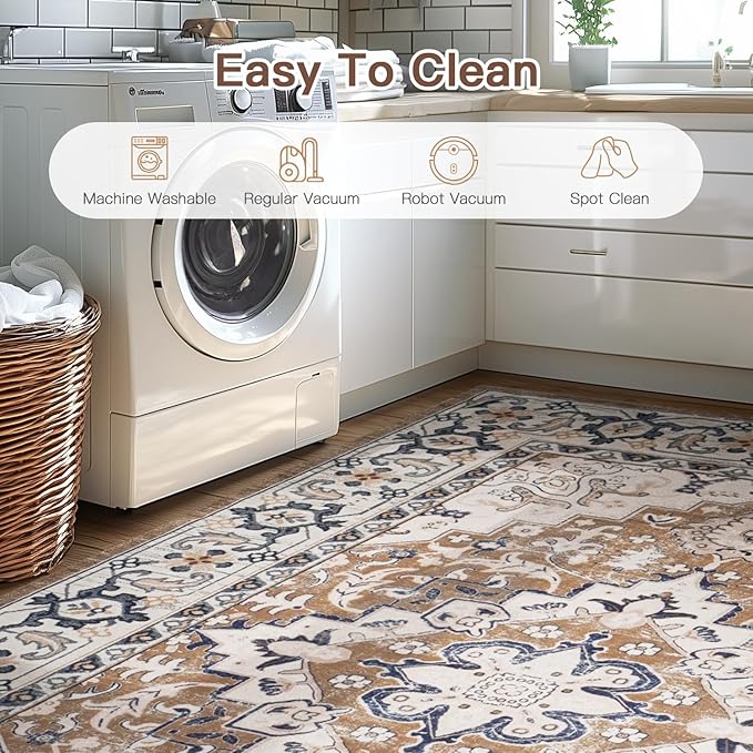 Lofus 7x10 Area Rugs for Living Room, Washable Area Rug, Rugs for Bedroom - Image 4