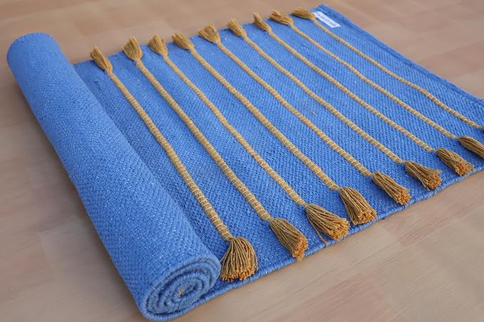 Jaipur art & Rugs Cotton Yoga Mat - Image 3