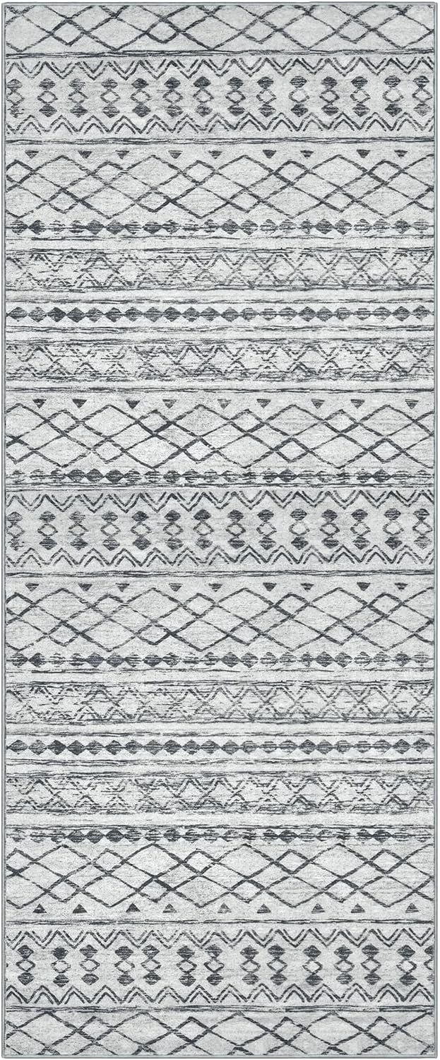KUTA Moroccan Rugs for Entryway, Non-Slip Washable Ultra Soft Hallway Runner Rug - Image 9