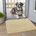Smiry Dog Door Mat for Muddy Paws 24x16, Absorbent Dirt Trapper, Non-Slip by Smiry