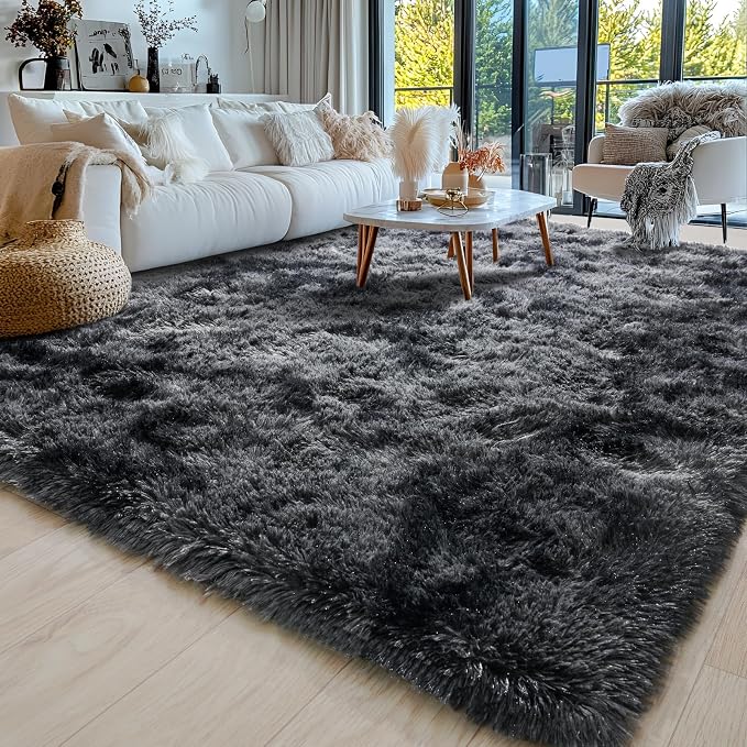 8x10 Area Rugs for Living Room, Ultra Soft Fluffy Large Shaggy Rug Carpet for - Image 5