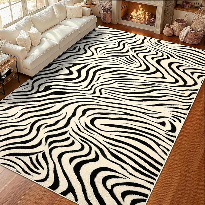 YIHOUSE 9×12 Ft Area Rugs for Living Room: Modern Washable Rug by YIHOUSE