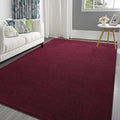 Pettop 4x6 ft Burgundy Red Area Rugs by Pettop