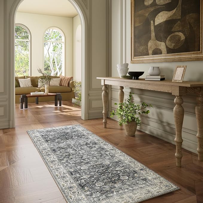 Runner Rug Washable Kitchen Runner: 2'6"x8' Hallway Runner Rugs Stain Resistant - Image 6