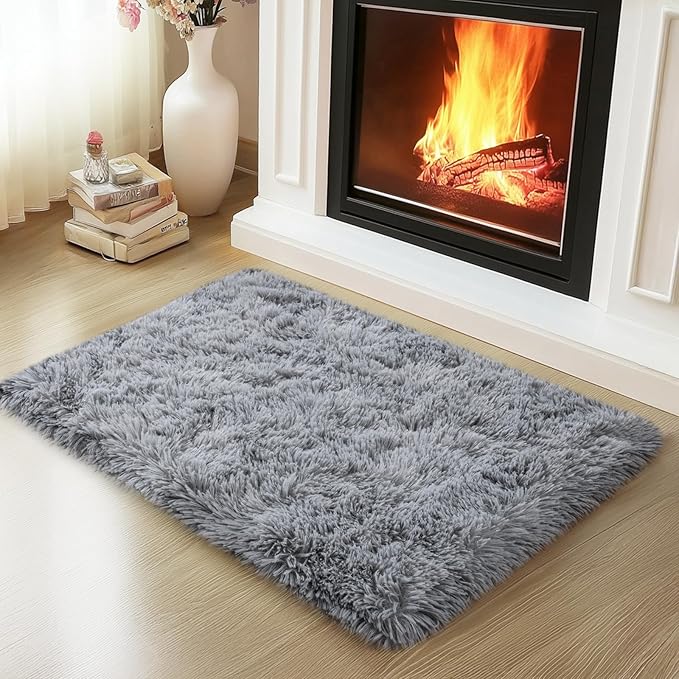 Mugorn 2x3 Rugs for Bedroom, Fluffy Area Rugs for Living Room, Soft Shag Kids by MUGORN