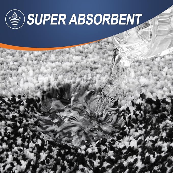 OLANLY Bathroom Runner Rugs Mat 70x20, Extra Soft Absorbent Microfiber Bath Rugs - Image 4