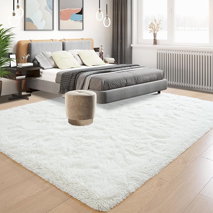 Tepook Area Rugs 9x12 for Living Room, Super Soft Fluffy Rugs for Bedroom - Image 3