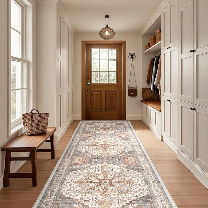 Tortania Area Rug 3x10 Runner Rugs - Image 5