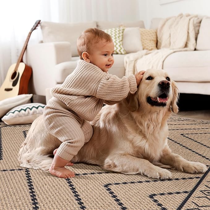 Tangsoo Modern Easy Jute 4x6 Outdoor Rug - Image 8