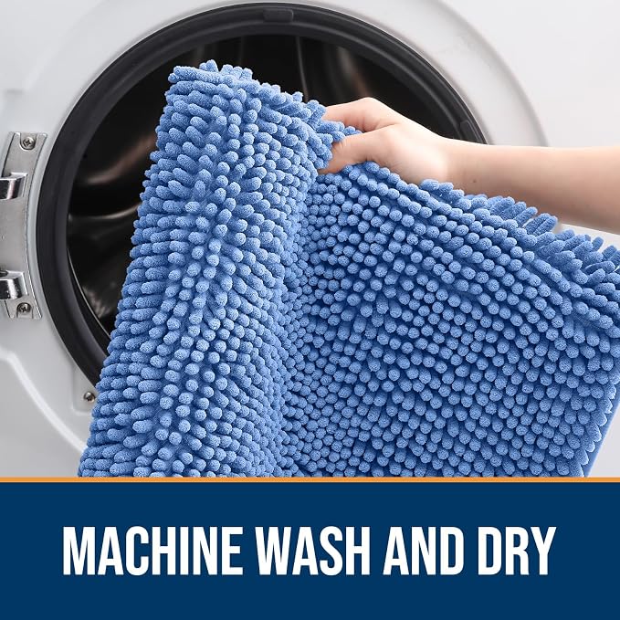 OLANLY Dog Door Mat for Muddy Paws 32x20, Absorbs Moisture and Dirt, Absorbent - Image 5
