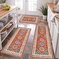 HEBE Boho Kitchen Rug Sets 3 Piece by HEBE