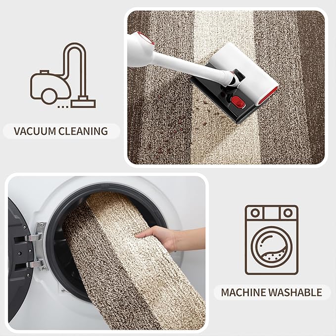 Kitinjoy Indoor Outdoor Door Mat, 44x24 Non-Slip Absorbent Dirt Trapper - Image 5