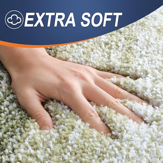 OLANLY Small Bathroom Rugs Mat 24x16, Extra Soft Absorbent Microfiber Bath Rugs - Image 3