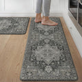 GENIMO Kitchen Mats for Floor 2PCs, Washable Anti Fatigue Mat for Cushioned by GENIMO