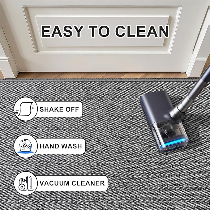 Ultra Thin Door Mat Indoor Entrance 24"x47", Low-Profile Indoor Door Mat - Image 7