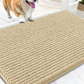 OLANLY Dog Door Mat for Muddy Paws 30x20, Ultra Absorbent Chenille Mud Doormat by OLANLY