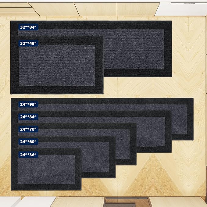 Machine Washable Kitchen Rugs Set of 2, Non Slip Kitchen Mats - Image 5