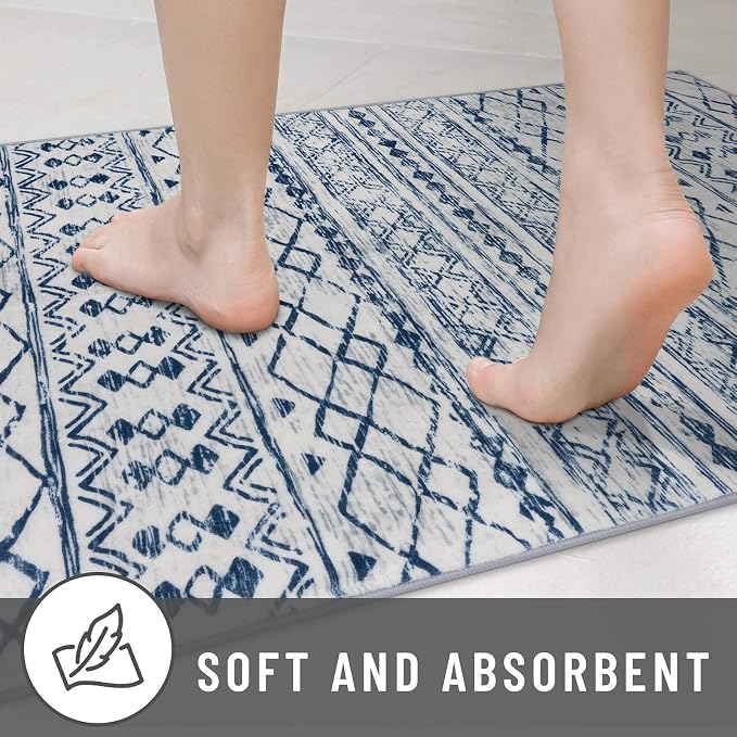KUTA Vintage Boho Washable Rugs 3x5, Moroccan Non Slip Entryway Rug - Image 7