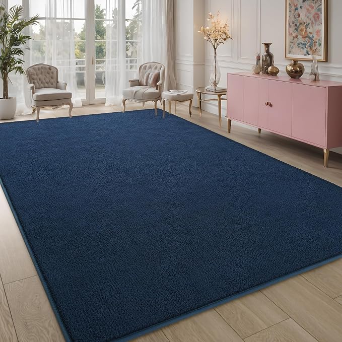 Pettop 6x9 ft Navy Blue Area Rugs - Image 7