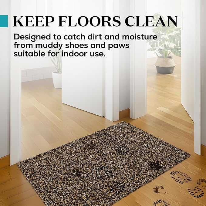 Premium Microfiber Indoor Door Mat – 24"x36" Washable Entry Mat, Waterproof - Image 3
