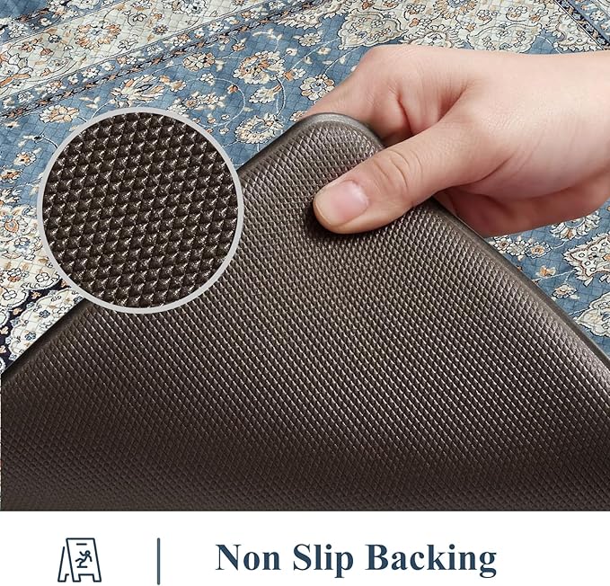 Collive Kitchen Rugs Anti Fatigue, Cushioned Kitchen Floor Mats Waterproof - Image 4