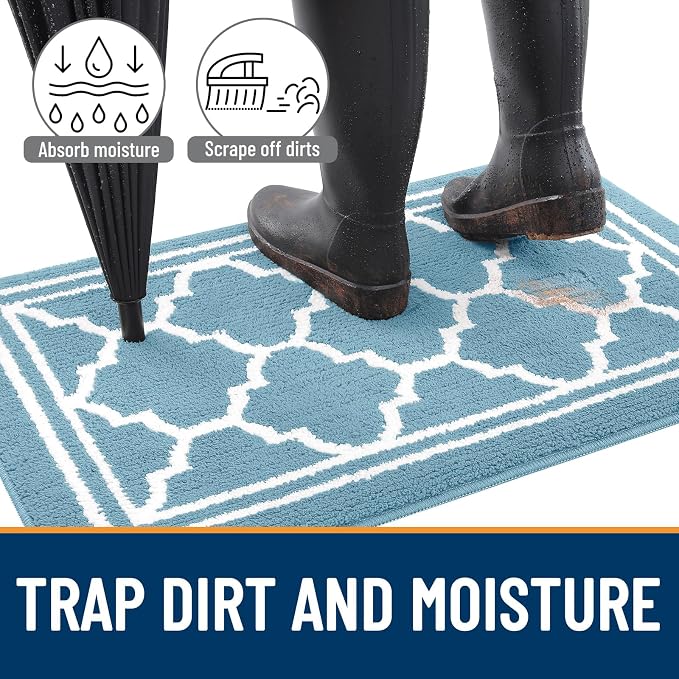 Buganda Indoor Door Mat, Dirt-Resistant and Absorbent Doormat, Low Profile - Image 2