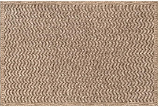 CAMILSON Easy Jute Rug 2x3, Indoor Outdoor Natural Color Fiber Area Rugs - Image 2