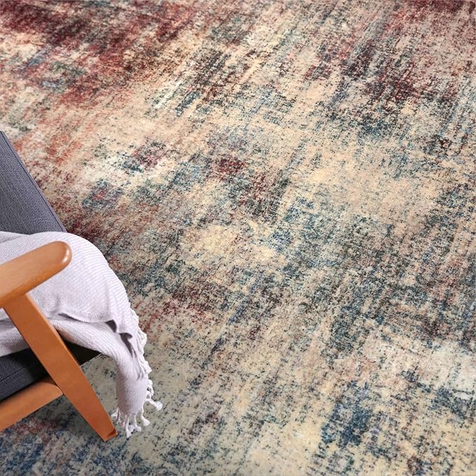 IOHOUZE Abstract Area Rug 4x5 Ft Washable Rugs - Image 7