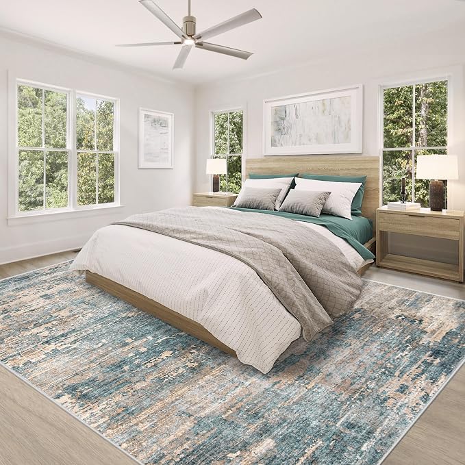 XLUEZ 8x10 Area Rugs for Living Room, Washable Modern Abstract Large Area Rug - Image 4