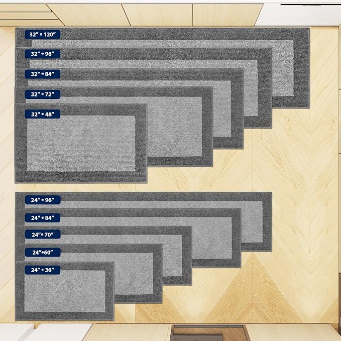 Machine Washable Kitchen Rug 24" x 84", Non Slip Kitchen Mat - Image 5