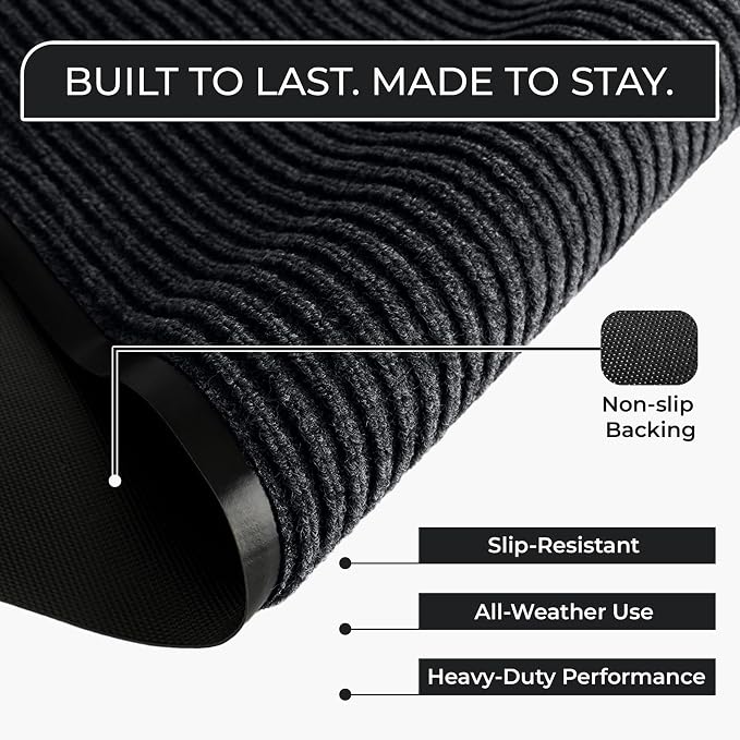 Commercial Door Mat 3'x6' Heavy Duty Industrial Floor Mat - Image 2