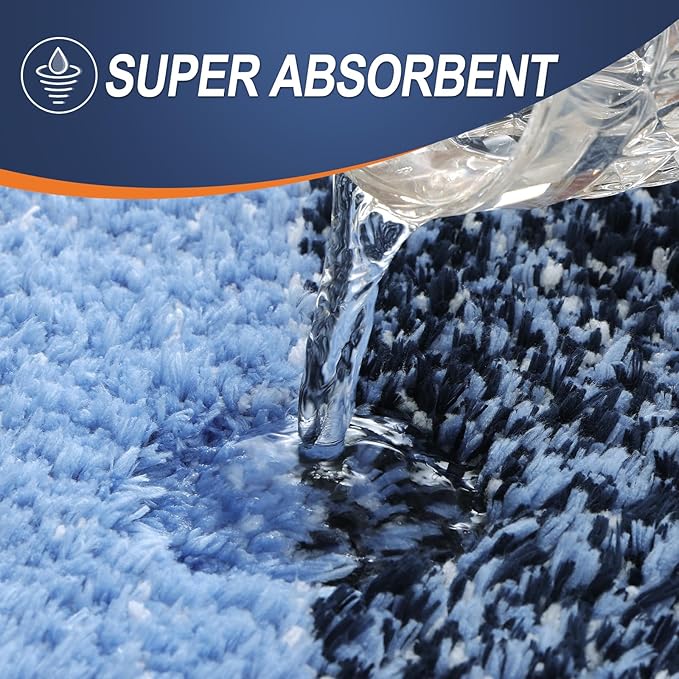 OLANLY Bathroom Rug Mat 36x24, Extra Soft and Absorbent Microfiber Bath Rugs - Image 3