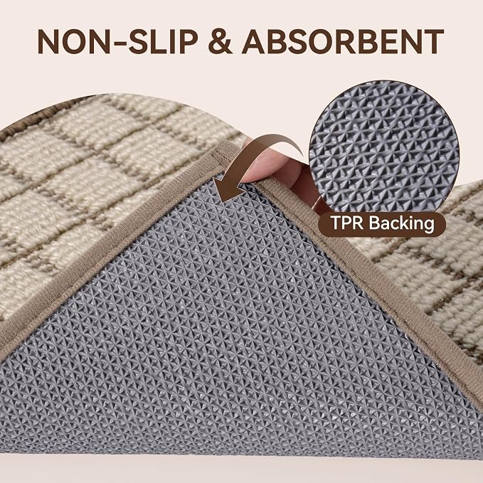 Kitchen Rugs Non Slip Washable, Absorbent and Stain Resistant Kitchen Sink Mats - Image 3