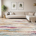 tchdio 8x10 Area Rugs for Living Room, Colorful Modern Abstract Area Rug by Tchdio
