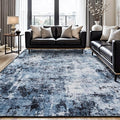 Rugflix 8x12 Area Rugs for Living Room, Washable Large Rug Stain-Resistant Low by RugflixAreaRugs