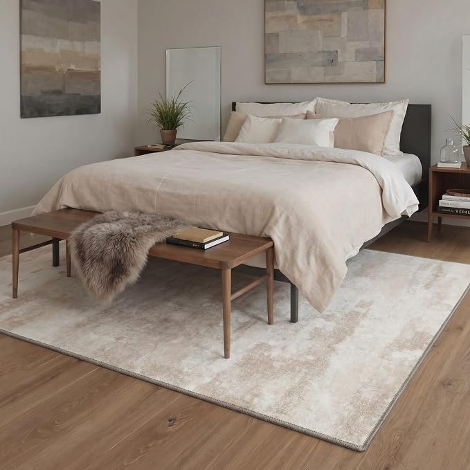 BEIMO Area Rugs 5x7 for Living Room Bedroom, Modern Abstract Machine Washable - Image 2