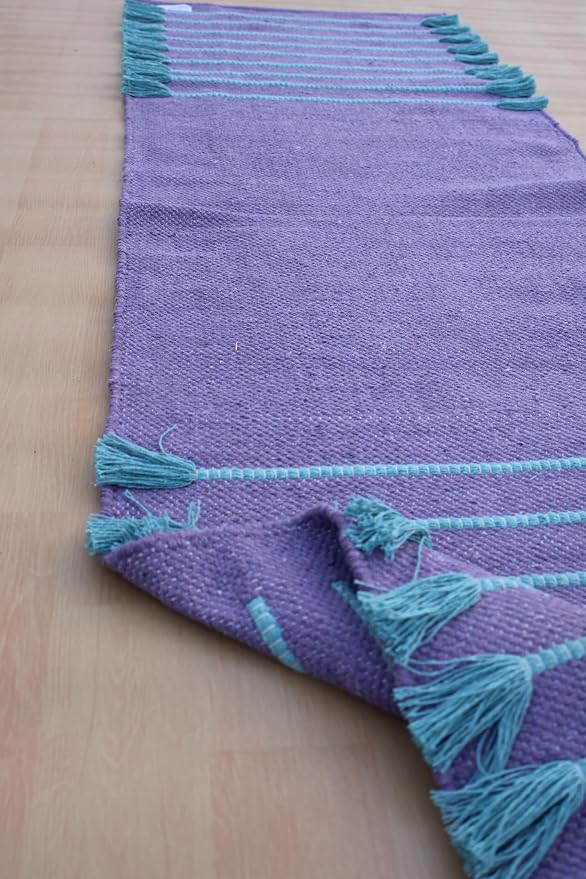 Jaipur art & Rugs Organic Cotton Yoga Mat - Image 5