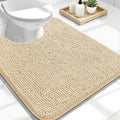 OLANLY Toilet Rugs U-Shaped 24x20, Extra Soft Absorbent Chenille Contour by OLANLY