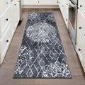 HEBE Washable Hallway Runner Rug 2'x 5' Non Slip Kitchen Rugs Runner, Low Pile by HEBE