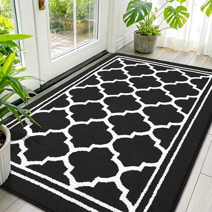 Buganda Indoor Door Mat, Dirt Resistant and Absorbent Entrance Mat, Low Profile by Buganda
