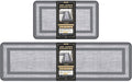Mattitude Kitchen Mats Set of 2 Cushioned Rugs 0.47 inch Thick Anti-Fatigue Mats by Mattitude