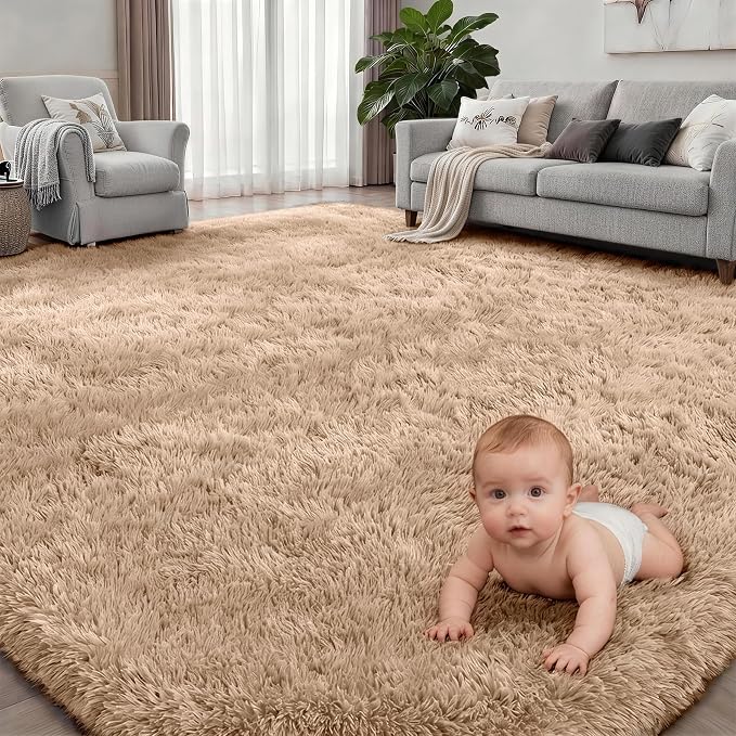 6x9 Area Rugs for Living Room Bedroom: Ultra Soft Fluffy Shag Rug Upgrade - Image 2