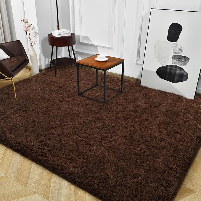 TWINNIS Super Soft Shaggy Rugs Fluffy Carpets, 8x10 Feet, Indoor Modern Plush - Image 9