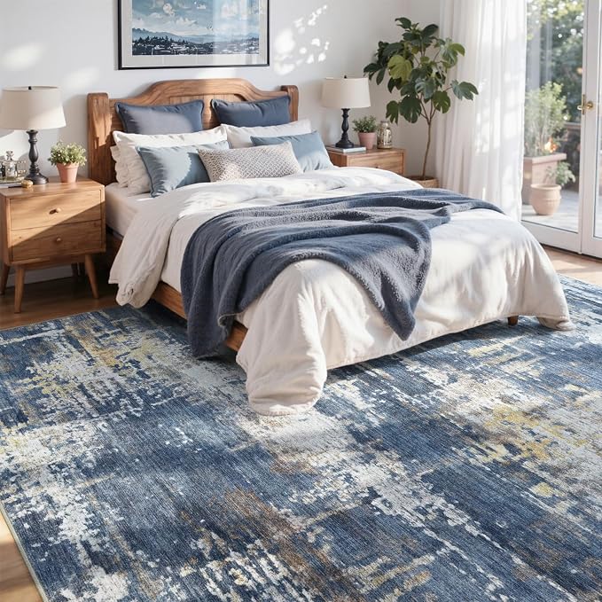 8x10 Ft Large Area Rugs for Living Room, Soft Non-Slip Washable Rugs Modern - Image 4