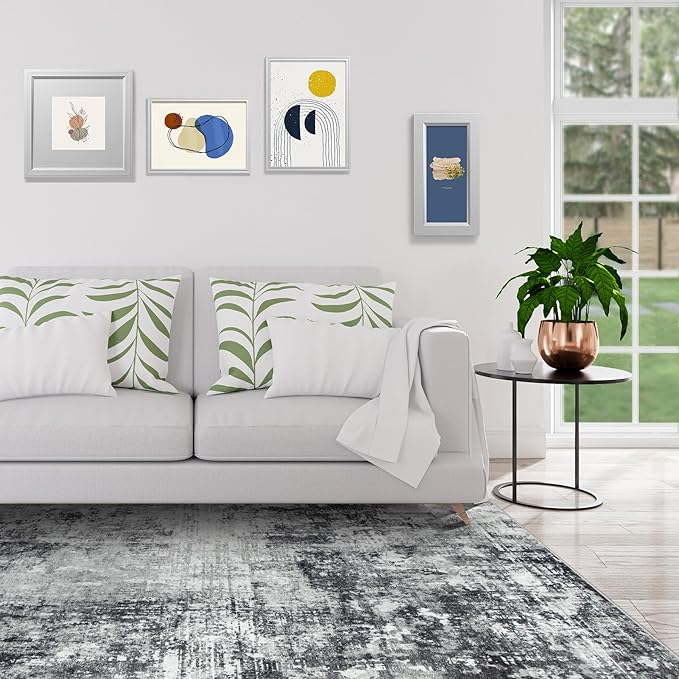 8x10 Area Rugs for Living Room Rug Washable: Modern Large Rug for Dining Room - Image 3