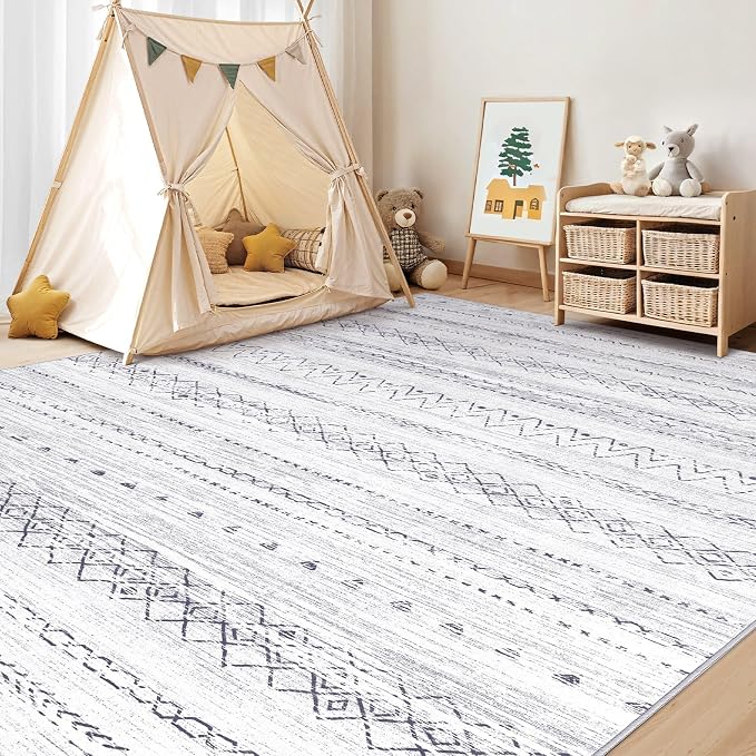cotiled 12x15 Area Rugs Living Room Rug: Washable Boho Rugs - Image 6