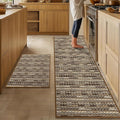 Kitchen Rugs Sets of 2-Non Slip Kitchen Mats by BSICPRO