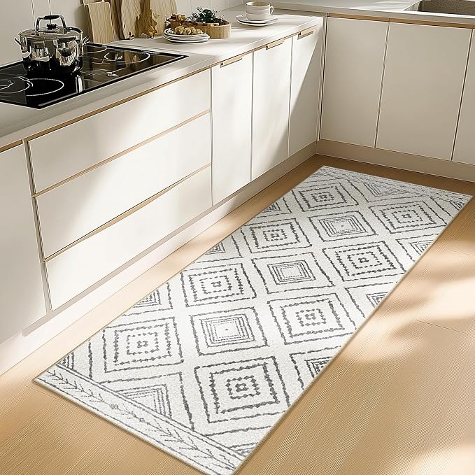 BESTSWEETIE Area Rug 2x6 Rug Machine Washable Non-Slip Low Pile Print Pattern - Image 2